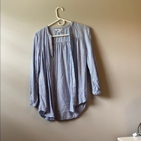 xs striped old navy button down - Picture 1 of 2